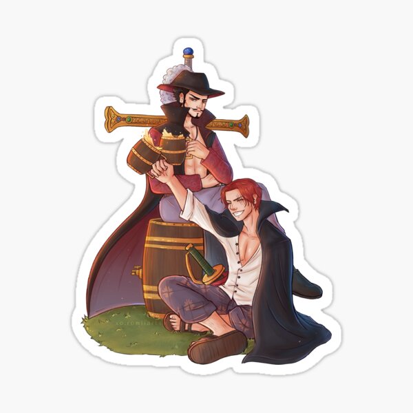 Mihawk and Perona Sticker for Sale by xo-romiiarts