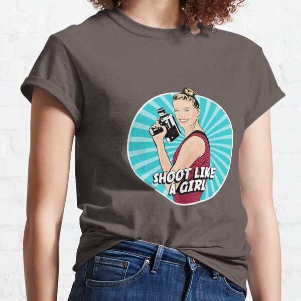 Shoot Like a Girl Filmmaker Classic T-Shirt