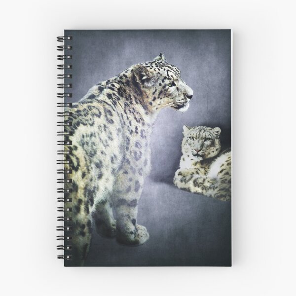 Item preview, snow leopard pair designed and sold by Trish Hart.