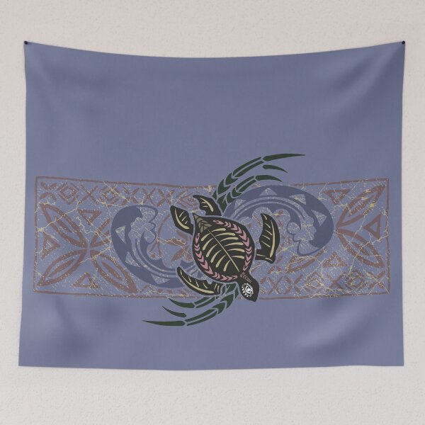 Item preview, Hawaiian Honu Bones Extintion Motif designed and sold by sunnthreads.