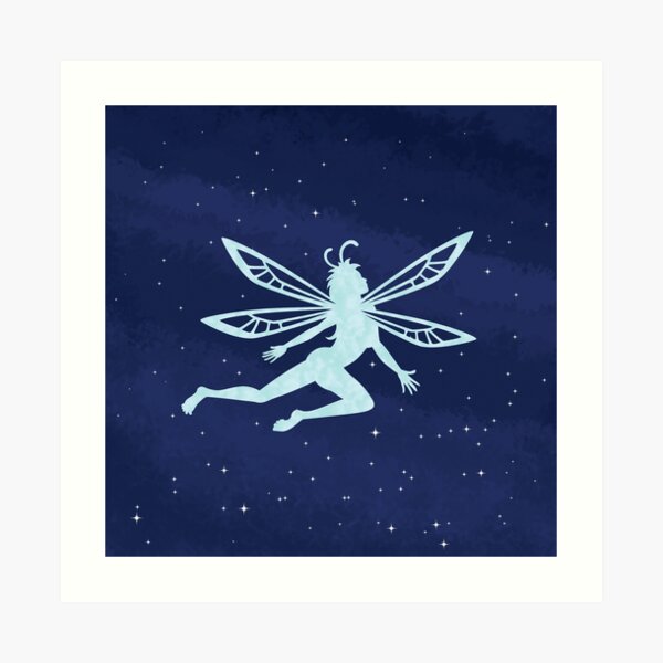 Blue Fairy Art Print
