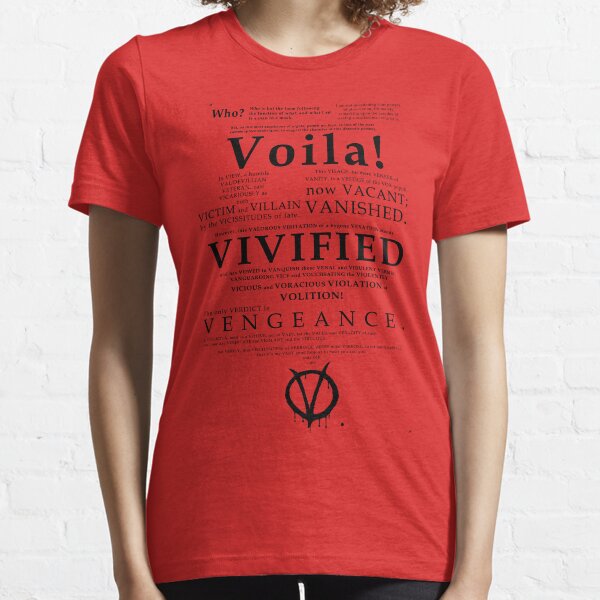 V For Vendetta Pentalogue Essential T-Shirt