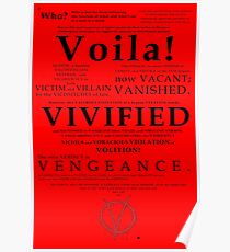 V For Vendetta Pentalogue Poster