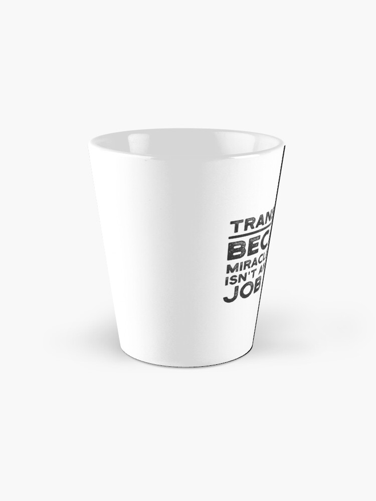 Vista alternativa de Taza Traductor porque Miracle Worker no es un título oficial de trabajo