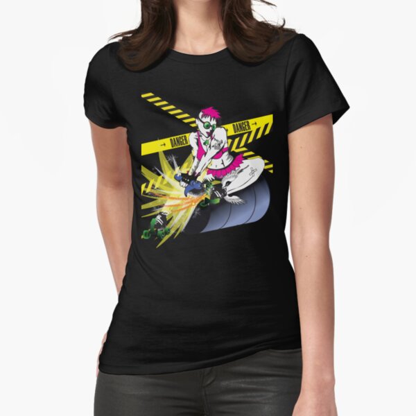 Sharpen your skates ! Fitted T-Shirt