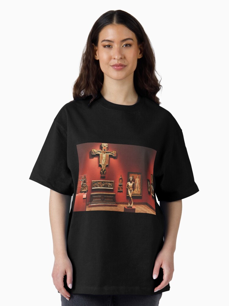 Thumbnail 1 of 7, Oversized T-Shirt, A view inside The Allen Memorial Art Museum. designed and sold by Scooterbob.