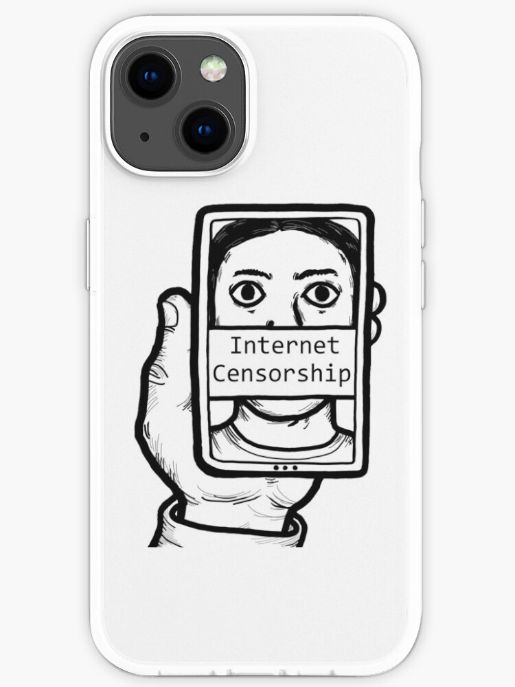Funda de iPhone «Censura de internet» de Nalidsa | Redbubble