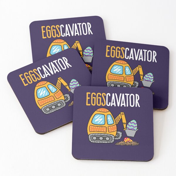 Item preview, Eggscavator Excavator Easter Eggs designed and sold by jaygo.