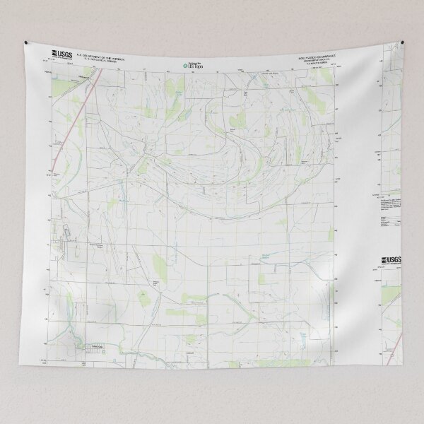 Item preview, USGS TOPO Map Mississippi MS Hollywood 20120329 TM designed and sold by WetdryvacRBO2.