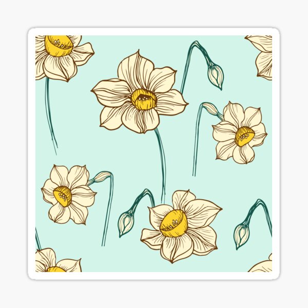 Spring Narcissus Sticker