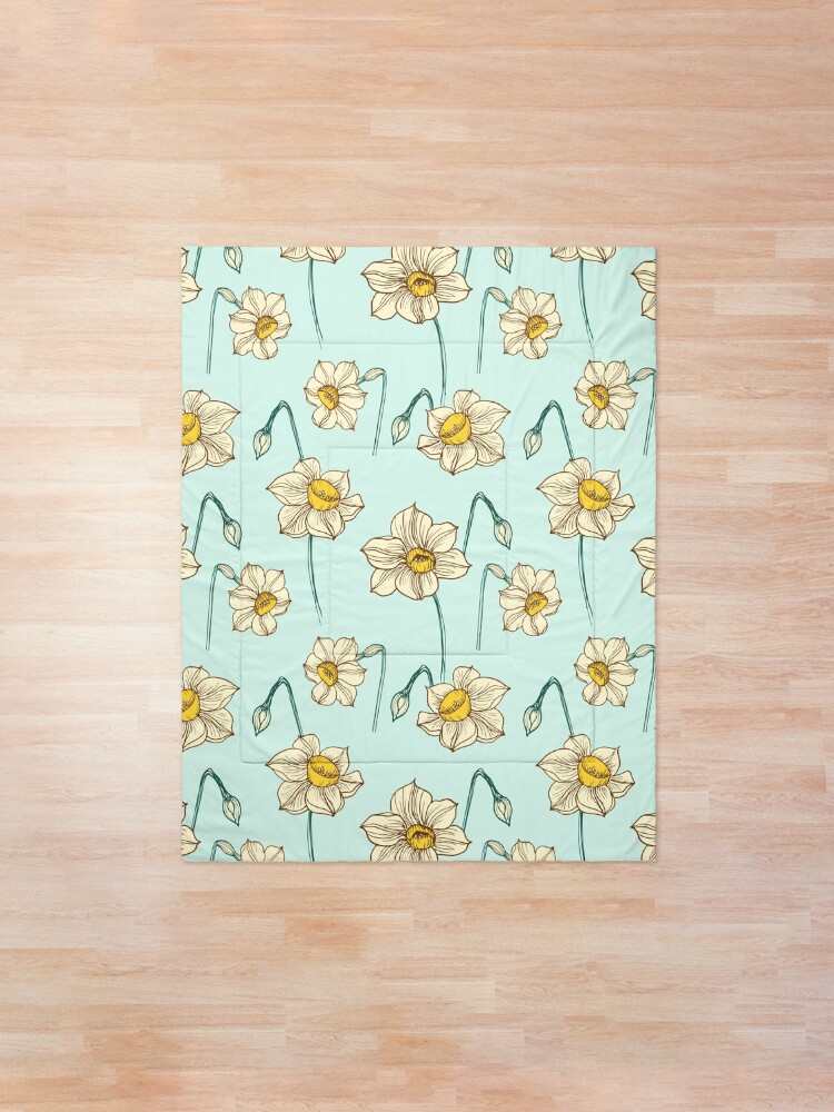 Alternate view of Spring Narcissus Comforter