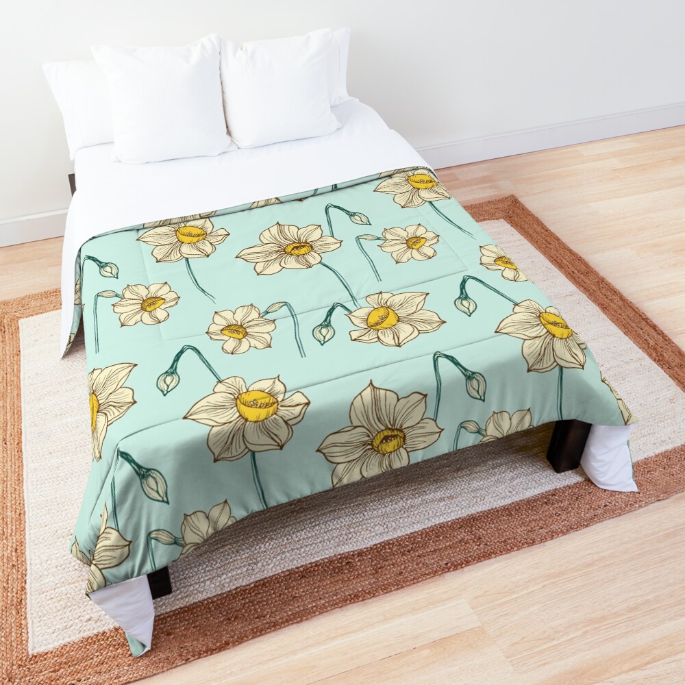 Spring Narcissus Comforter