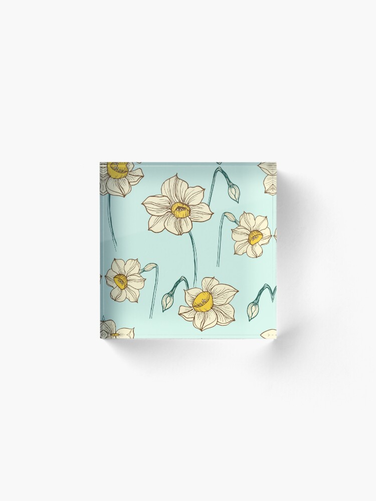 Alternate view of Spring Narcissus Acrylic Block
