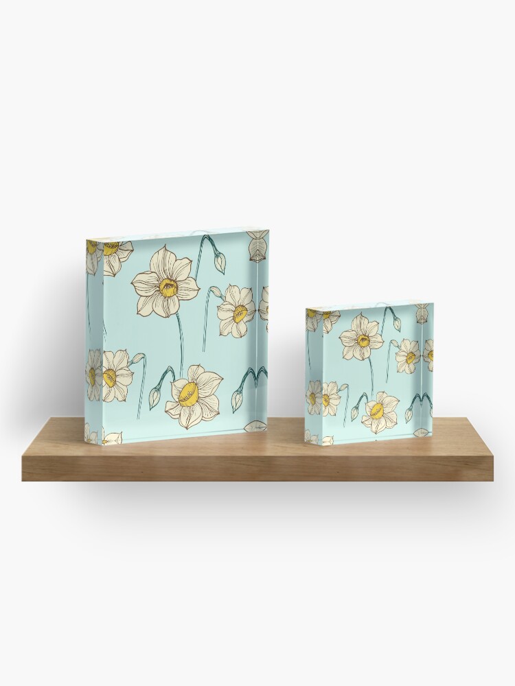 Alternate view of Spring Narcissus Acrylic Block