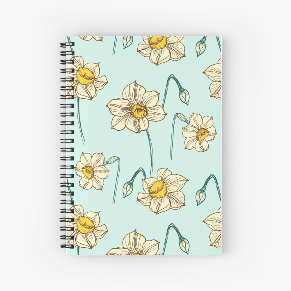 Spring Narcissus Spiral Notebook