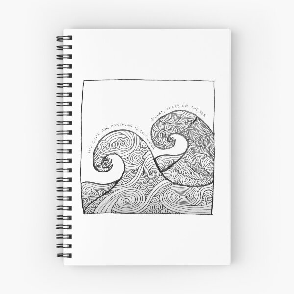 Item preview, Zentangle Salt Water designed and sold by Zen's Doodles.