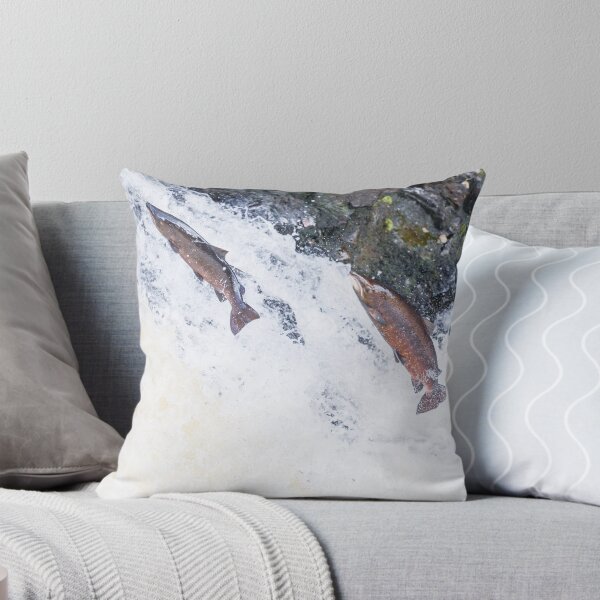 Item preview, Copy of Leaping wild atlantic salmon designed and sold by chanonry.