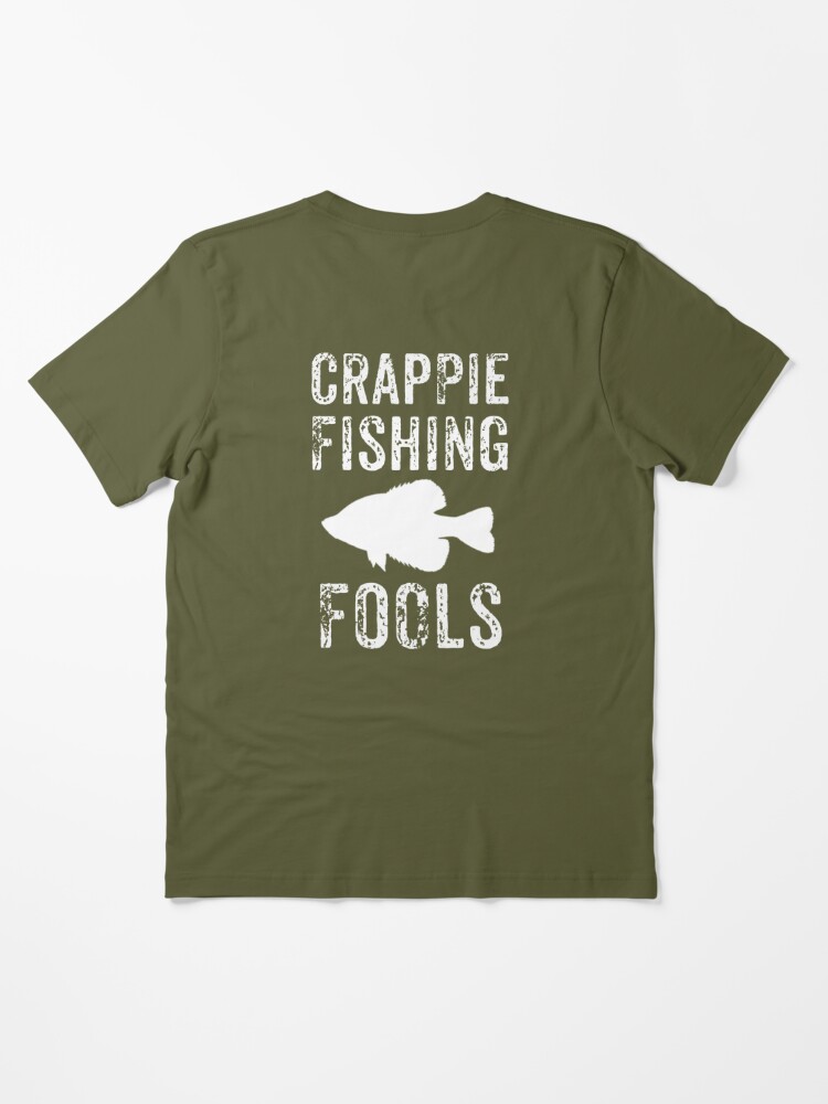 Crappie Fishing Fools, Crappie Fishing Essential T-Shirt for Sale by  Designs4Less