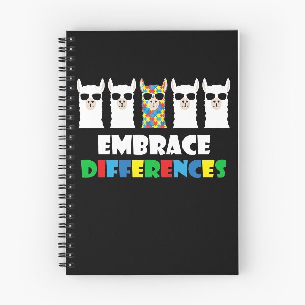 Item preview, Embrace Differences Llama Autism Awareness  designed and sold by Sha2.