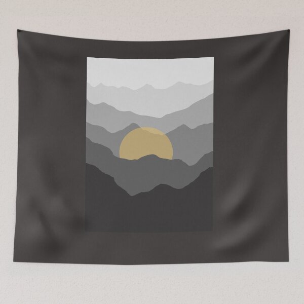 Item preview, Grey Mountains and Early Sunrise designed and sold by Saucy Legolas.