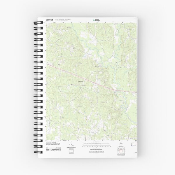 Aperçu de l'œuvre Carte USGS TOPO MS Mississippi Holmesville 20120509 TM créée et vendue par WetdryvacRBO2.