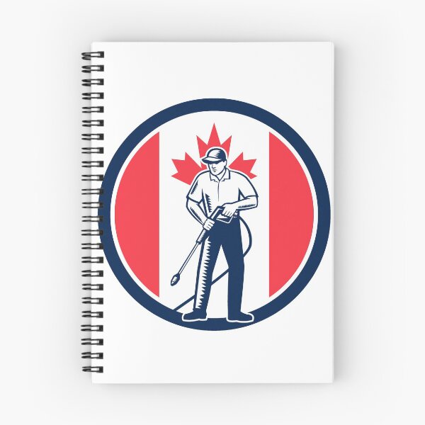 Item preview, Canada Pressure Washing Flag Circle Retro designed and sold by patrimonio.
