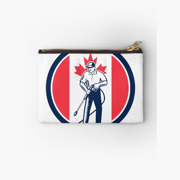 Item preview, Canada Pressure Washing Flag Circle Retro designed and sold by patrimonio.