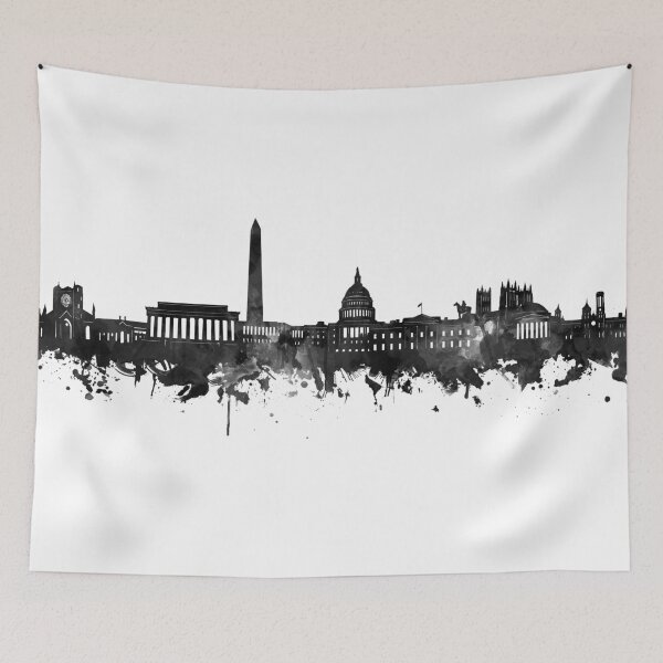 Item preview, washington dc skyline designed and sold by BekimART.