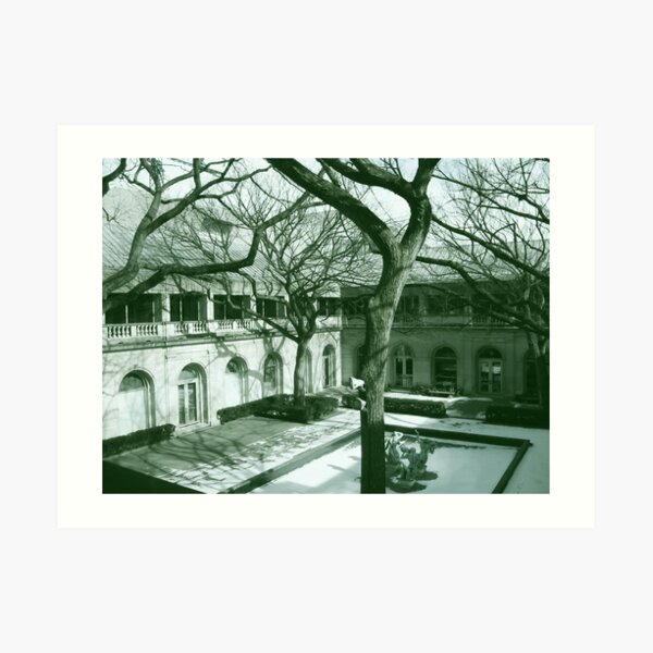 Chicago Art Institute Courtyard Art Print