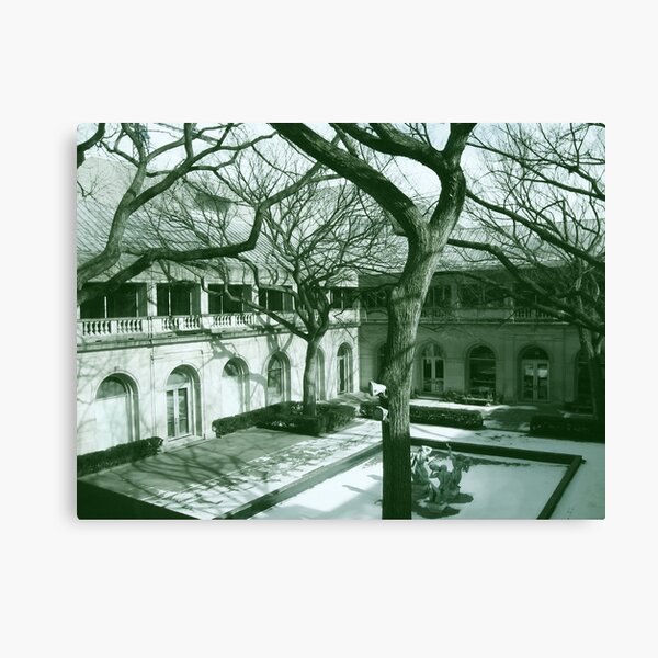 Chicago Art Institute Courtyard Canvas Print