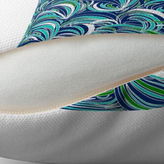Alternate view of Waves Throw Pillow