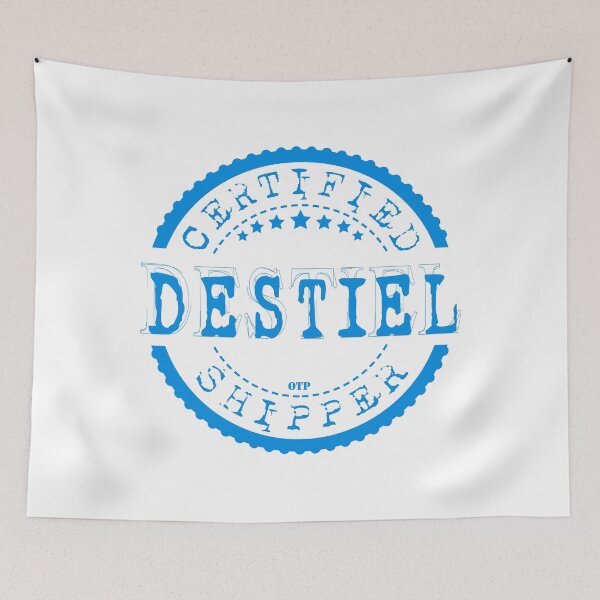Item preview, Certified Destiel Shipper (Blue Stamp) designed and sold by AlexVR.