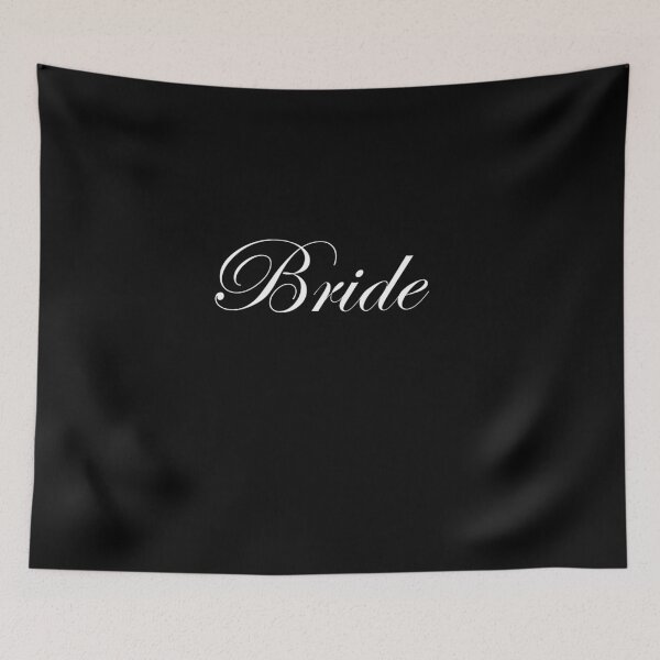 Item preview, Bride white letters designed and sold by MOBpubdesign.