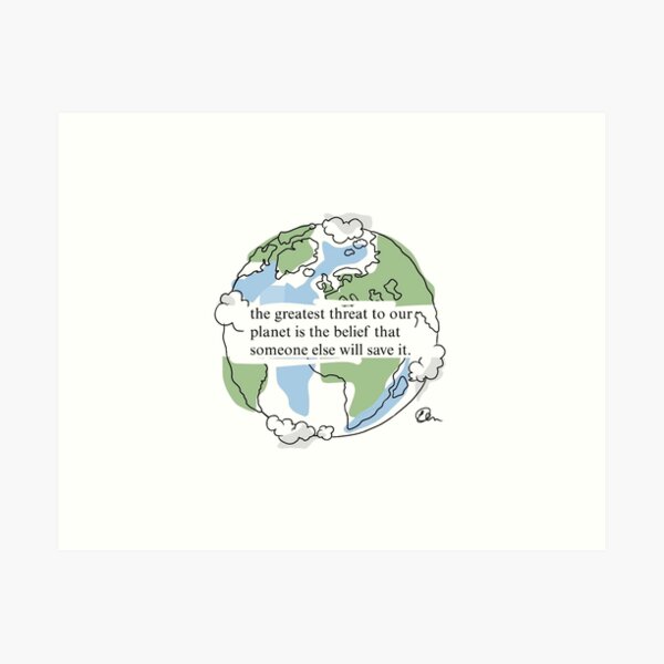 Item preview, Save The World designed and sold by Elle Hughes.