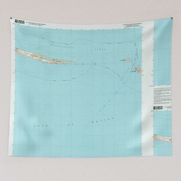 Item preview, USGS TOPO Map Mississippi MS Horn Island East 335834 2000 24000 designed and sold by WetdryvacRBO2.