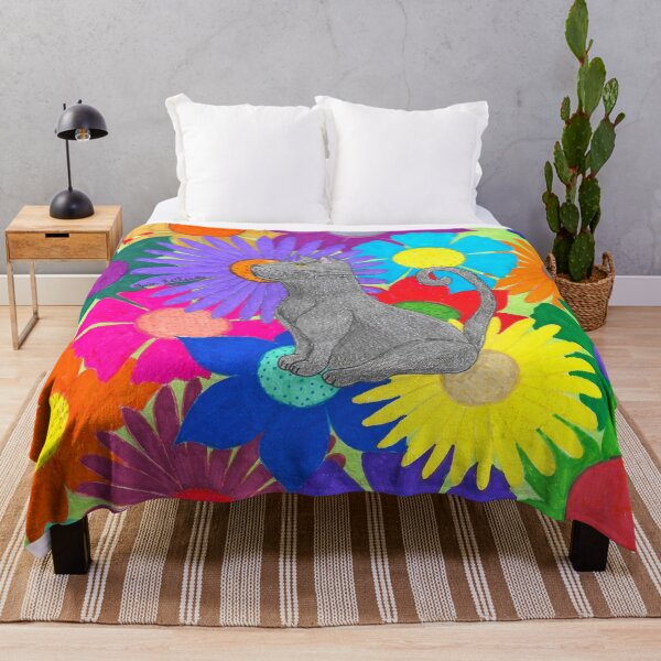 Item preview, Floral Cat designed and sold by The Rage Garden.