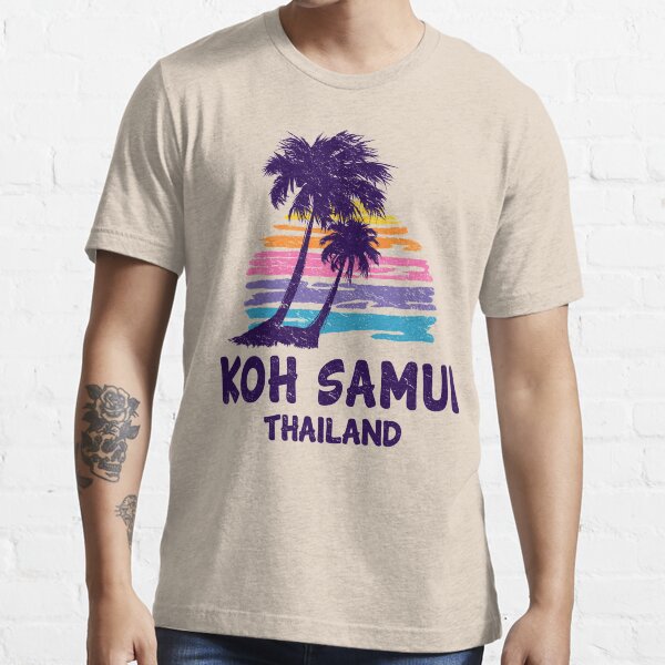 "Koh Samui, Thailand tropische Strandinsel" TShirt von Bangtees