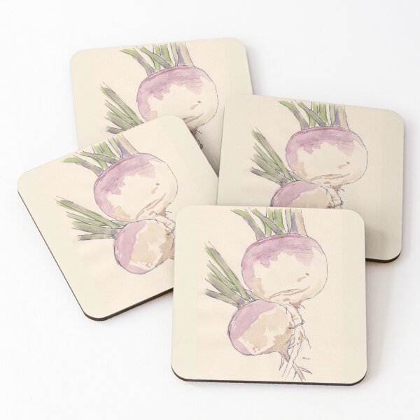 Item preview, Sweet, delicate Turnips - Botanical designed and sold by Maree Clarkson .