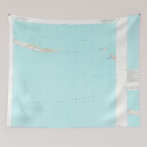 Item preview, USGS TOPO Map Mississippi MS Horn Island East 335838 1982 24000 designed and sold by WetdryvacRBO2.