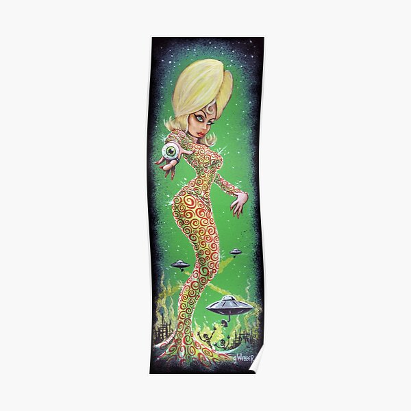 MARS ATTACKS - BLONDE MARTIAN Poster