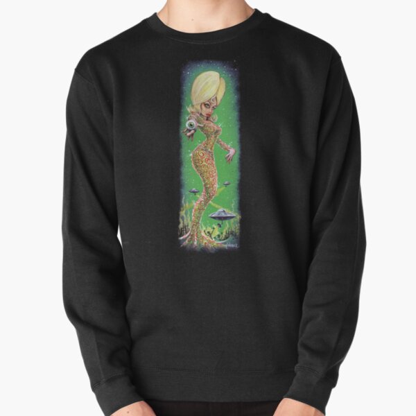 MARS ATTACKS - BLONDE MARTIAN Pullover Sweatshirt