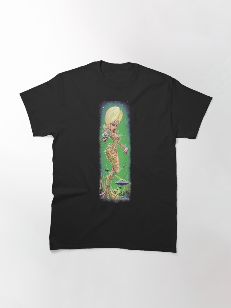 Alternate view of MARS ATTACKS - BLONDE MARTIAN Classic T-Shirt