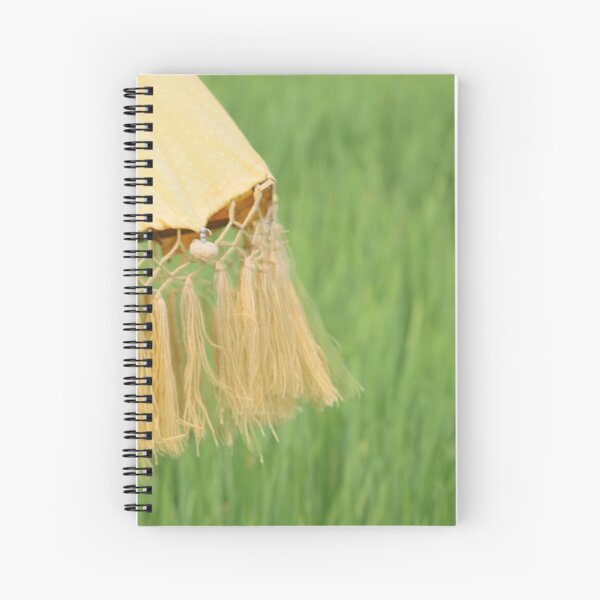 Rice Field Afternoon Breeze  Spiral Notebook