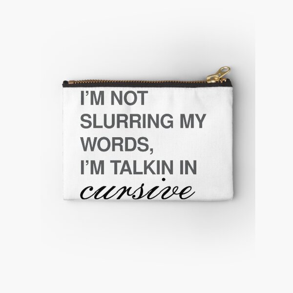 Item preview, Talking in Cursive designed and sold by auvincentlai.