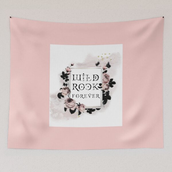 Item preview, Wild Rock Forever - Vintage flowers - digital paint by Iona Art Digital designed and sold by IonaArtDigital.