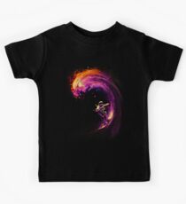 Surfen im Weltraum Kinder T-Shirt
