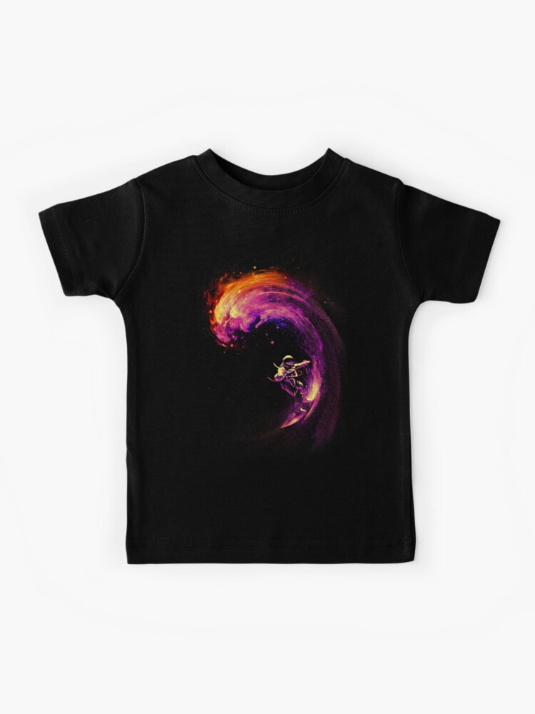 Cosmic Society Surfernaut Kids T Shirt Toddler Youth Astronaut Surfing Space Tee 