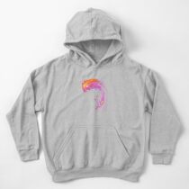 Surfen im Weltraum Kinder Hoodie