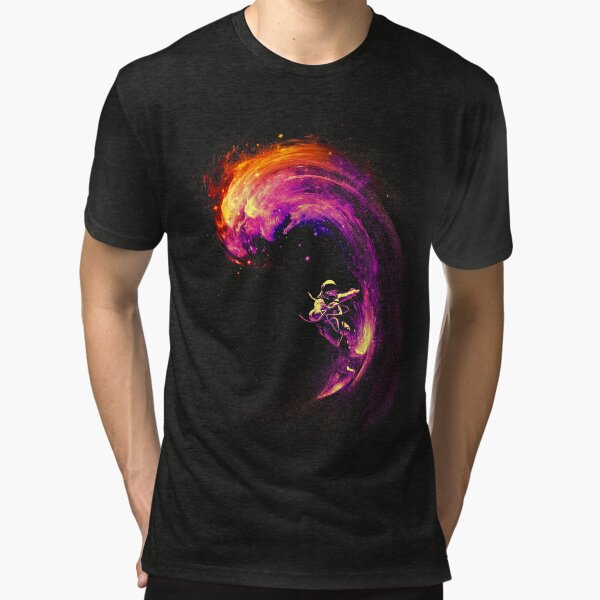 Weltraum-Surfen Vintage T-Shirt