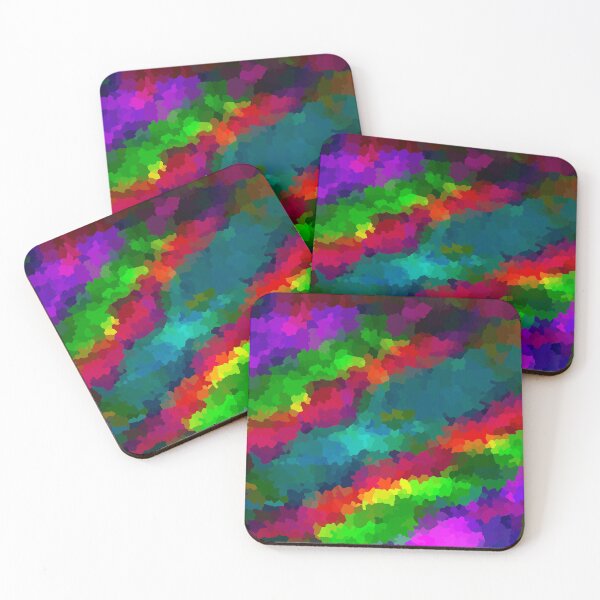 Item preview, Bold Tie-Dye Stained Glass Pattern designed and sold by hamsters.